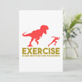 Üben Sie irgendeine erforderte Motivation aus Dankeskarte (Stehend Vorderseite)