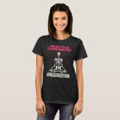 Üben Sie Komposition Yoga Skeleton T-Shirt (Vorne ganz)