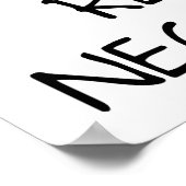 Üben Sie kursives, lustiges Poster (Ecke)