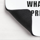 Üben Sie, was Sie predigen Mousepad (Ecke)