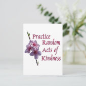 Üben Sie zufällige Handlungen der Kindheit Postkarte (Stehend Vorderseite)