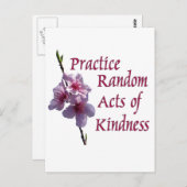 Üben Sie zufällige Handlungen der Kindheit Postkarte (Vorne/Hinten)