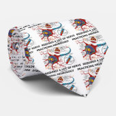 Übende Neurologie erfordert viel Nerv Krawatte (Gerollt)