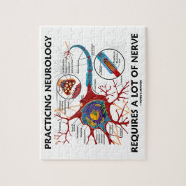 Übende Neurologie erfordert viel Nerv Puzzle
