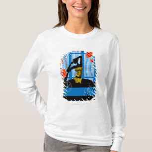 Übendes Yoga der Frau T-Shirt