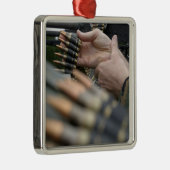 Über 3.000 Runden wurden von der M-240G abgefeuert Silbernes Ornament (Rechts)