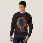 "Über 3D hinaus: Eine neue Perspektive" Sweatshirt (Vorne ganz)