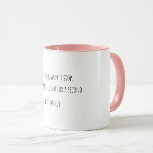 Über 40 Kaffee-Cup Tasse (VorderseiteRechts)