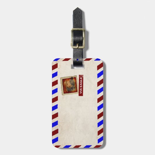 über Adlergepäck Gepäckanhänger (Vorderseite vertikal)