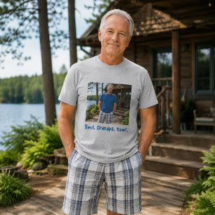 Über alles geliebtes personalisiertes Opa-Foto  T-Shirt