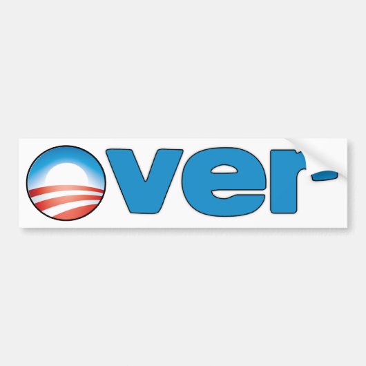 ÜBER - ANTIobama-AUFKLEBER Autoaufkleber (Vorne)