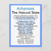 Über Arkansas Postkarte (Vorderseite)