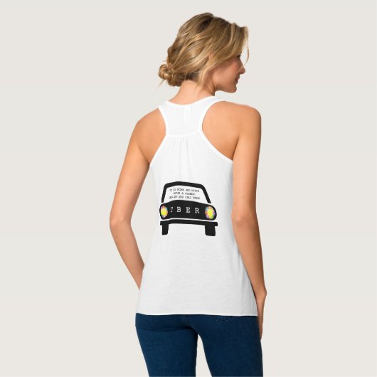 UBER BEHÄLTER-SPASS TANK TOP (Rückseite Vollansicht)