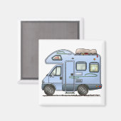 Über Cab Camper RV Magnet (Vorderseite/Rückseite)