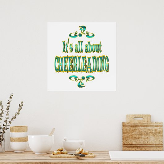 ÜBER CHEERLEADING POSTER (Küche)