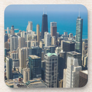 Über Chicago Getränkeuntersetzer