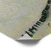 Über Chilkoot Pass bei Goldrausch, Alaska Poster (Ecke)