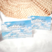 Über Cloud Nine Brautparty Date Night Ideas Begleitkarte