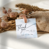 Über Cloud Nine Dusty Blue Heaven Vielen Dank Geschenkanhänger