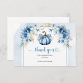 Über Cloud Nine Modern Pink Girl Bär Vielen Dank Begleitkarte (Vorne/Hinten)