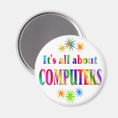 Über Computer Magnet (Vorderseite/Rückseite)