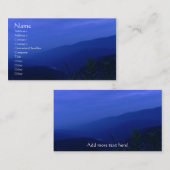 Über Dämmerungs-Visitenkarte hinaus Visitenkarte (Vorne/Hinten)