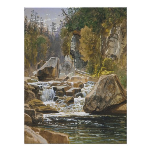 Über das Ausable | James David Smillie Art Poster (Vorderseite)