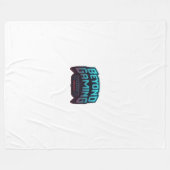 Über das Gaming hinaus Fleecedecke (Vorderseite (Horizontal))