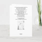 Über das Gedicht hinaus mit Rumi Card Karte (Rückseite)