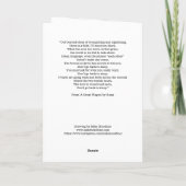 Über das Gedicht hinaus mit Rumi Card Karte (Rückseite)