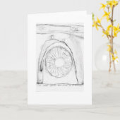 Über das Gedicht hinaus mit Rumi Card Karte (Gelbe Blume)