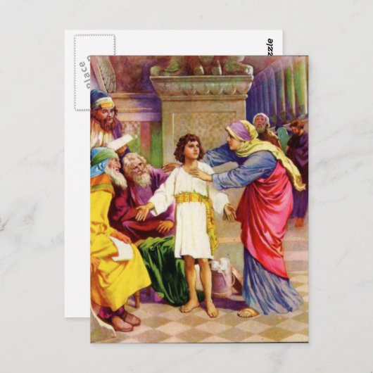 Über das Geschäft seines Vaters Postkarte (Vorne/Hinten)