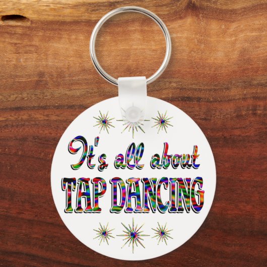 Über das Gestochen Tanzen Schlüsselanhänger (Vorderseite)