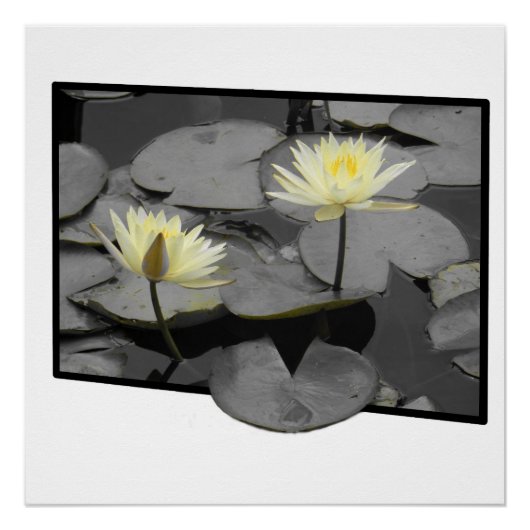 Über das Glossy Poster hinaus blühen (Vorderseite)