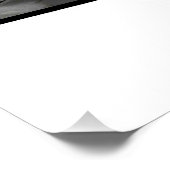 Über das Glossy Poster hinaus blühen (Ecke)