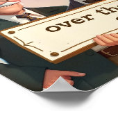 Über das Hügelposter Poster (Ecke)