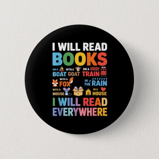 Über das Lesen von Büchern auf einem Boot und über Button (Vorderseite)