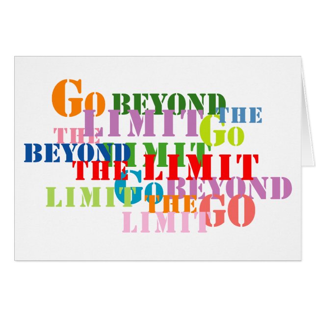 Über das Limit hinaus (Vorderseite (Horizontal))