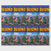 Über das Mermaid-Königreich hinaus Vintage Comic Geschenkpapier (Flach)