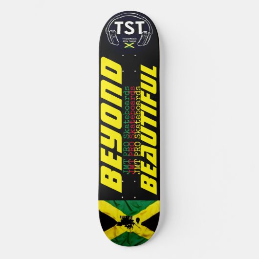 ÜBER DAS SCHÖNE 8 1/2" Skateboard Deck (Vorderseite)