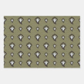 Über das Set Ghost Wrapping Paper Geschenkpapier Set (Vorderseite)