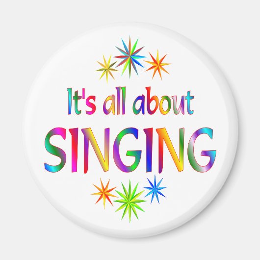 Über das Singen Magnet (Vorne)