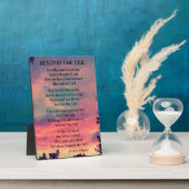 ÜBER DAS VEIL POEM HINAUS FOTOPLATTE (Seite)