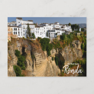 Über dem Abgrund Ronda, Spanien Postkarte
