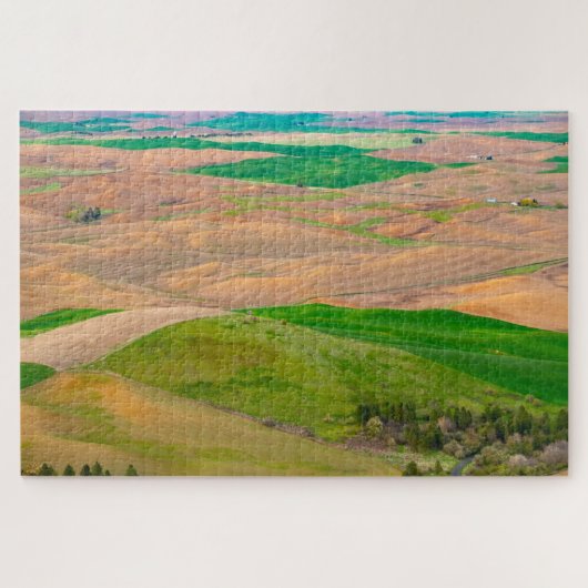 Über dem bemalten Palast von Steptoe Butte Hard Puzzle (Horizontal)