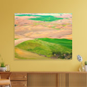 Über dem bemalten Palast von Steptoe Butte Leinwanddruck (Insitu (Wohnzimmer))