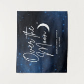 Über dem Brautparty Personalisiert Wandteppich (Vorderseite)