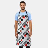 Über dem durchschnittlichen Bridge-Player in vier Schürze (Getragen)