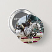 Über dem einfachem Jäger-Pullover-Show-Springen Button (Vorne & Hinten)