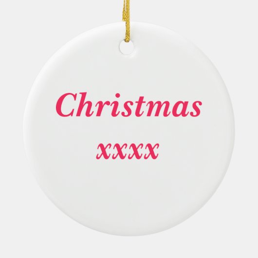 Über dem einfachem Jäger-Pullover-Show-Springen Keramik Ornament (Hinten)